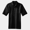 Heavyweight Cotton Pique Polo with Pocket Thumbnail